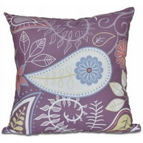 Simply Daisy 16" x 16" Paisley Floral Floral Print Pillow