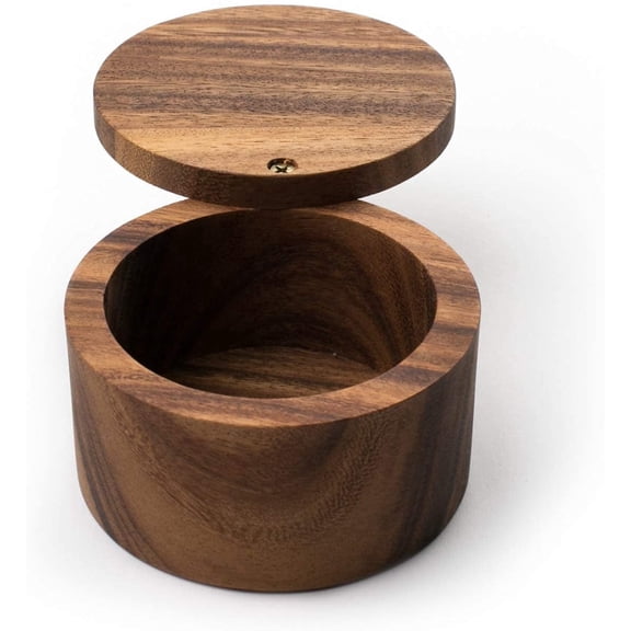 Wooden Serving Bowl For Snack, Wooden Mixing Bowl For Home & Kitchen, Salad Bowl, 15 Cm, Brown, 1 Pc ,?0.5 L