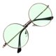 thumbnail image 5 of Gafas de sol redondas de gran tamaño con protección UV400, estilo retro, para hombre y mujer (montura dorada, gafas verdes), 5 of 8