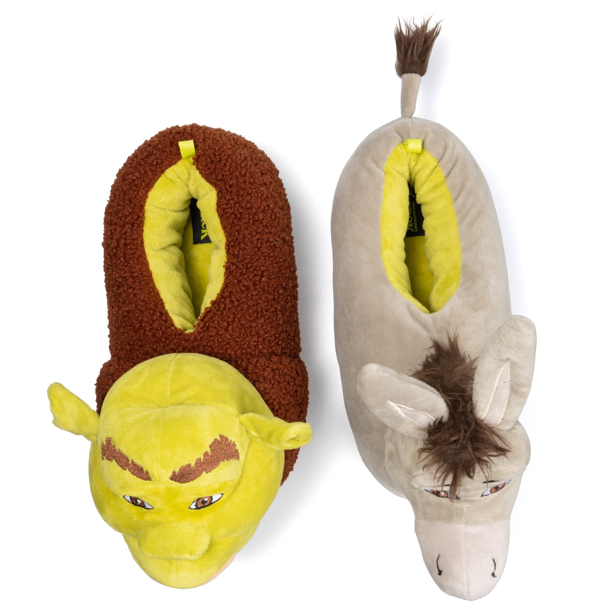 Shrek and Donkey 3D Men's Slippers