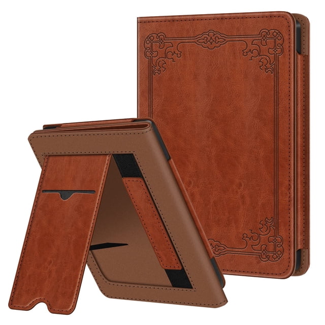 Case Fintie - Soporte para lector electrónico Kobo Clara de 6 pulgadas, color marrón