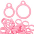 thumbnail image 1 of BEADCEST 200Ud Anillo De Silicona Antiperdida Rosa Para Bolígrafos Y Llaveros Ajustable, 1 of 8