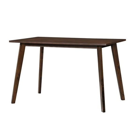 Pemberly Row Solid Wood 47" Rectangular Dining Table in Walnut