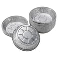 thumbnail image 5 of New Arrive 50 Pieces Disposable Foil Pie Tins for Baking, Freezing, Storage, Tin Plates for Fruit Tartlets, Quiches, 5 of 5