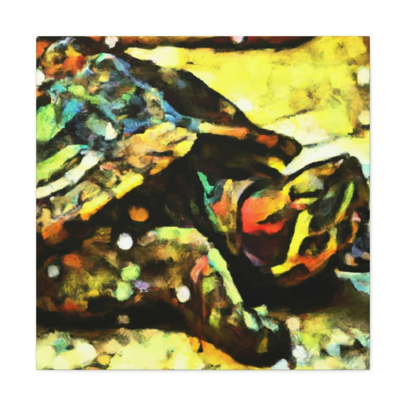 Red-Eared Turtle Pop. - Canvas