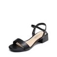 thumbnail image 1 of Sandalia DREAM PAIRS SDHS2301W-1 Negra PU Talla 6 Tacón 4 cm, 1 of 7