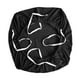 thumbnail image 4 of Funda para silla de oficina, suave, lavable, diseño simple, funda elástica para asiento de silla. Negro, 4 of 9