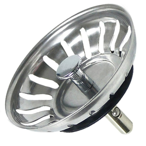 Stainless Steel Strainer Basket Sink Drain Slots Drain Plug for Blanco Sink 79mm Dz