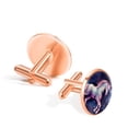 thumbnail image 3 of Unicorn Men Cufflink Set for Business Attire, Made of Stainless Steel, Ideal for Formal Occasions, 3 of 6