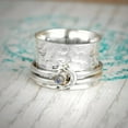 thumbnail image 3 of QQTDFG Retro Women 925 Silver Rings Round Cut Turquoise Wedding Jewelry Gifts Size 6-13-#7-7, 3 of 3