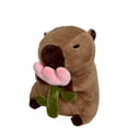thumbnail image 1 of Arkdorz Lindo Carpincho de Peluche con Rosa de 12 Pulgadas Kawaii Carpincho de Peluche Animal de Peluche Suave Carpincho Juguete Cumpleaños para niños (Carpincho Rosa), 1 of 4