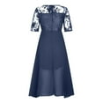 DondPO Wedding Guest Dresses for Women Maxi Dress Women's Tea Length