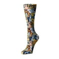 thumbnail image 2 of Cutieful Women's Therapeutic Graduated 8-15 mmHg Compression Socks, Dapper Dogs, Shoe Sizes 5-11, 2 of 3