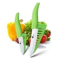 thumbnail image 1 of Set of 2 Ceramic Knife 6" Chef Knife and 3" Paring Knife Sharp Kitchen Knives Rust Proof Stain Resistant Vegetables Cutter Tool, 1 of 5