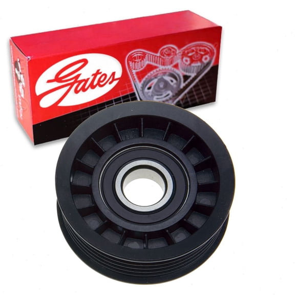 Gates DriveAlign Drive Belt Tensioner Pulley compatible with GMC Sierra 1500 4.3L V6 1999-2013