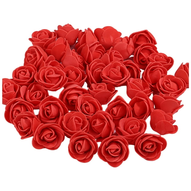 Youkk 500pieces Colorful And Multi Color Options Choose Wide Range Of Vibrant Colors For DIY Projects DIY Rose Head Diy Bag red 1Set