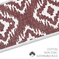 thumbnail image 5 of SussexHome Tetra One Design 9" X 28" Stair Treads - 70 % Cotton Anti-Slip Carpet Strips for Indoor Stairs-Easy to Install Stair Treads with Double Adhesive Tape-Safe, Extra-Grip, 7-Pack-Maroon, 5 of 9