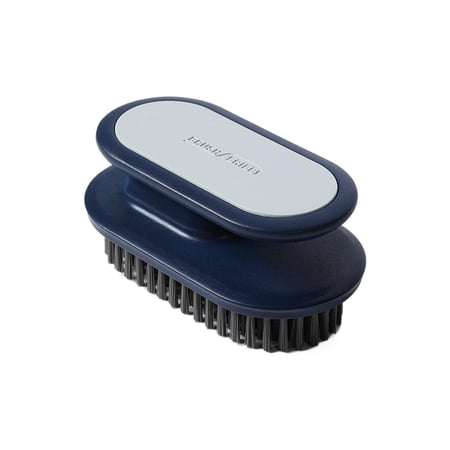NOVELAR Compact Laundry Scrub Brush 4.8 Inches Long Flexible Bristles for Deep Cleaning Effortlessly Cleans Collars Cuffs and Stains from Fabric Fibers