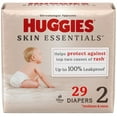 thumbnail image 3 of Huggies Skin Essentials Baby Diapers for Sensitive Skin, Size 2 (12-18 lbs), 29 Count (Select for More), 3 of 16