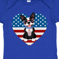 thumbnail image 4 of Inktastic Boston Terrier Dog US Flag July 4th Boys or Girls Baby Bodysuit, 4 of 5