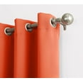 thumbnail image 3 of Sun Zero Riley Kids Bedroom Blackout Grommet Curtain Panel, 40"x84", Orange, 3 of 6