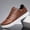 Brown, variant on Men's Leather Sneakers - Fashionable casual shoes for Casual Comfort