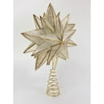 Holiday Time Capiz Tree Topper, Gold