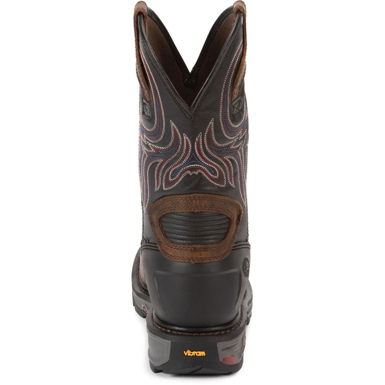 Justin Commander‎ WK2104 Steel Toe Work Boots Stitched Brown Men\'s Size 10 EE Justin Commander WK2104 Steel Toe Work Boots Stitched Brown  main image 3