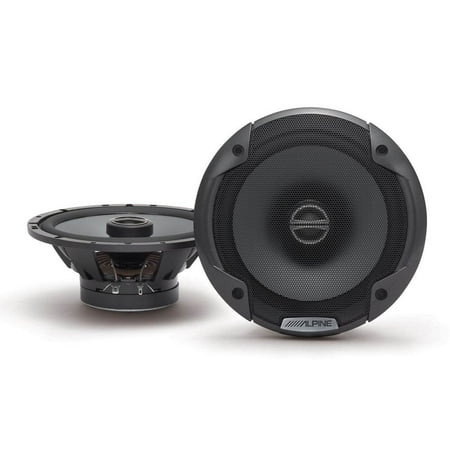 Alpine Type-E 6.5 Inch 240W Coaxial 2-Way Car Audio Speakers, Pair | (Best Type Of Car Speakers)