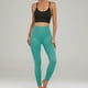 thumbnail image 4 of MKLEKYY Leggings deportivos para mujer, pantalones ajustados de cintura alta para fitness, nuevos pantalones deportivos para correr, pantalones de yoga sin costuras color melocotón, 4 of 4
