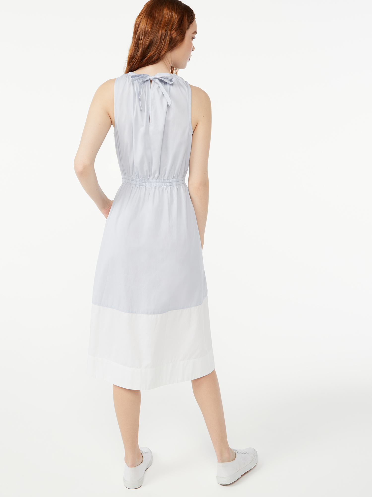 Free Assembly Women's Sleeveless Fit and Flare Dress - image 4 of 4