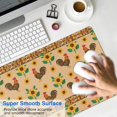 thumbnail image 4 of Long Mouse Pads for Desk,Colorful Chicken Floral Pattern Desk Mats on Top Of Desks, Desk Mouse Pad Extra Large with 3mm Non-Slip Base and Stitched Edge for Gaming,Office,Work,Home 35.4x15.7in, 4 of 5
