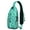 Greenish-blue-19, variant on Crossbody Sling Backpack for Women Men Seamless Watermelon Shoulder Sling Crossbody Casual Chest Bag for Travel Sports Running Hiking