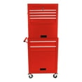 thumbnail image 2 of ARTMAN 6-Drawer Rolling Tool Chest with Lockable Wheels, Sliding Drawers, Detachable Top, Adjustable Shelf, 20.87*13*25.98, 2 of 16