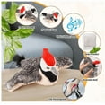 thumbnail image 3 of Chirping Bird Woodpecker Cat Toy, Interactive Flapping Bird Cat Toy, Simulated Chirping Bird Cat Toy Flapping Wings, Plush Cat Toys for Indoor (Woodpecker), 3 of 7