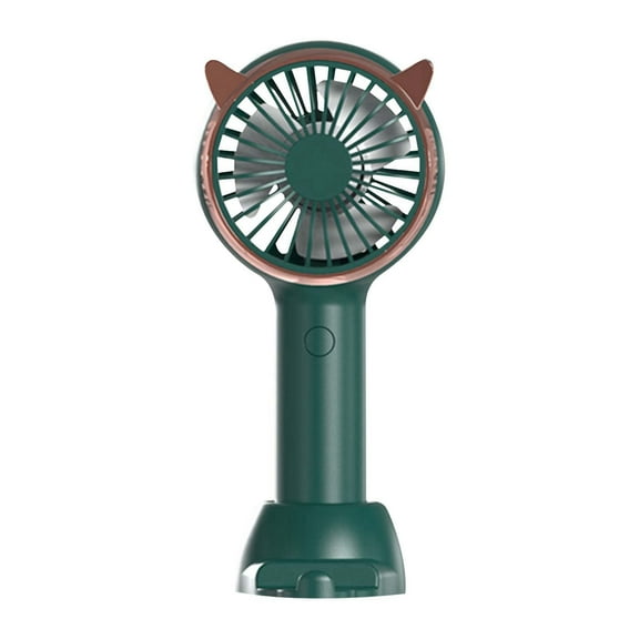 LYCAQL Mini Portable Fan Powerful Handheld Fan Cute Design 3 Speed Small Desktop Fan Lightweight Makeup USB Charging Fan