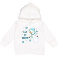 thumbnail image 2 of Inktastic Let It Snow Snowman Toddler Hoodie, 2 of 4