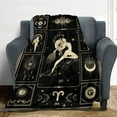 thumbnail image 7 of Yibo Constellation Blanket Astrology Sign Blanket Witchy Room Decor Soft Blanket Birthday for Women Men, 7 of 7