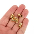 thumbnail image 4 of DECORNIJIA 6Pcs Ear Tunnels Plugs with Assorted Color Metal Material Comfortable Stylish Ear Decor, 4 of 6