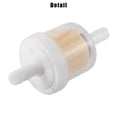 thumbnail image 4 of Unique Bargains 2pcs Clear Yellow Plastic Fuel Filters Engine Gas Fuel Line Filter with Magnet Replacement for Motorbike, 4 of 6