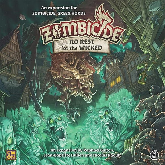 CMON CMNGUF035 Zombicide Green Horde No Rest for The Wicked Board Games