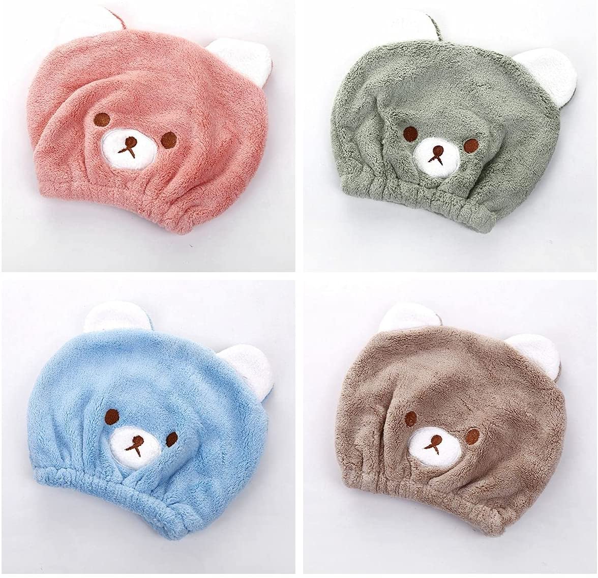 Shower Bathing Microfiber Bear Shaped 