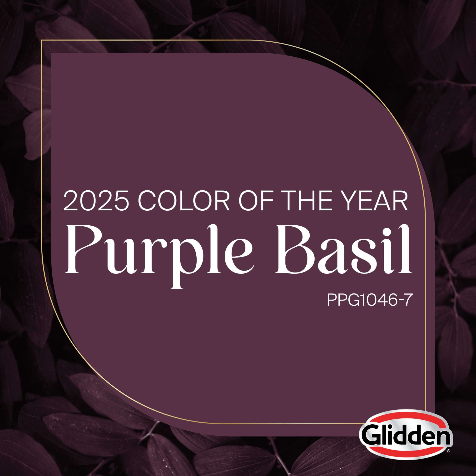 Glidden HEP Purple Basil / Purple, Eggshell Interior Paint with Primer, 1 Gallon