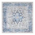 thumbnail image 3 of Unique Loom Yara Collection Area Rug - Sunil (7' 10" Square Royal Blue/Blue), 3 of 7