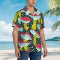 thumbnail image 5 of Balery Men'S Summer Hawaiian Shirts Short-Sleeve Design Name Printed Casual Shirts - Size Name, 5 of 9