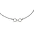 thumbnail image 1 of Leslie's Collier Symbole Infini en Argent Sterling 18 Pouces, 1 of 3