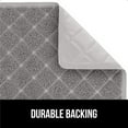 GORILLA GRIP Original Premium Durable Cat Litter Mat, Gray