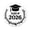 Black #1, variant on ZZAIXHL 100 Pack Class of 2026 Graduation Stickers, Clear Black Foil Seals, Labels for Invitations Envelopes Party Favors, Class of 2026 Decorations, 1.5 Inch
