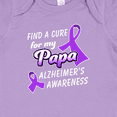 thumbnail image 4 of Inktastic Alzheimer's Awareness Find a Cure for My Papa Boys or Girls Baby Bodysuit, 4 of 5