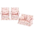 thumbnail image 5 of Mini Sofa Couch Chair, Realistic Design for Doll House Living Room Decoration, 5 of 5